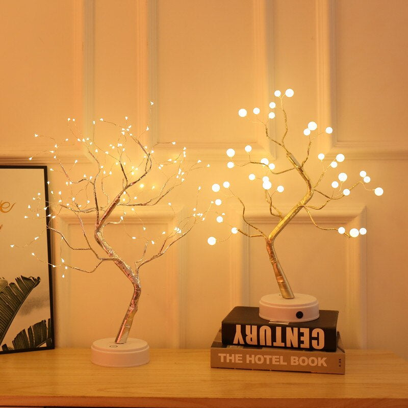 "Magical Tree Lamp - Transform Your Space with Mesmerizing LED Lights, Perfect for Cozy Bedrooms, Home Decor, and Blissful Parties!"