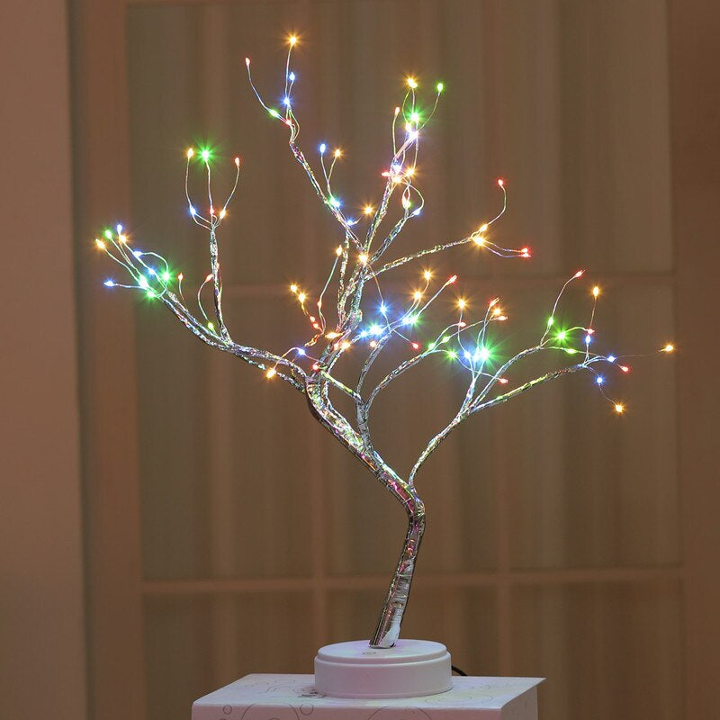 "Magical Tree Lamp - Transform Your Space with Mesmerizing LED Lights, Perfect for Cozy Bedrooms, Home Decor, and Blissful Parties!"