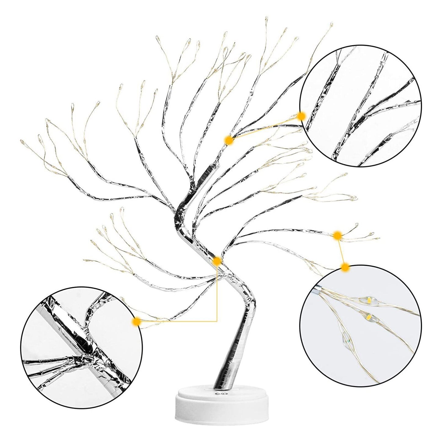 "Magical Tree Lamp - Transform Your Space with Mesmerizing LED Lights, Perfect for Cozy Bedrooms, Home Decor, and Blissful Parties!"